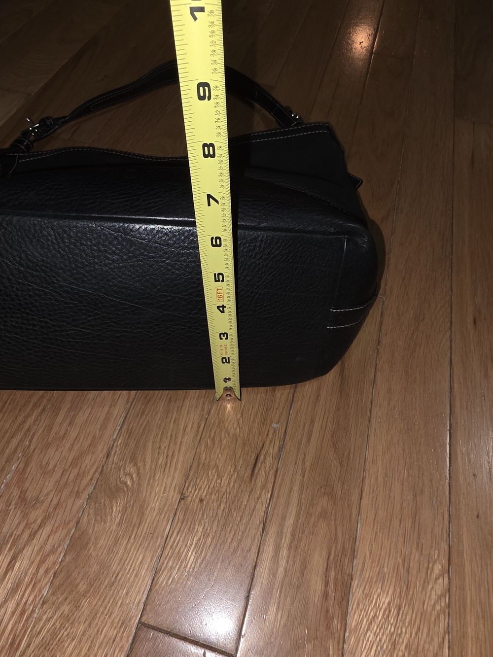 Vintage Coach 5715 Black Pebbled Leather Hobo Bag Immaculate Inside GREAT FIND! - Picture 15 of 16